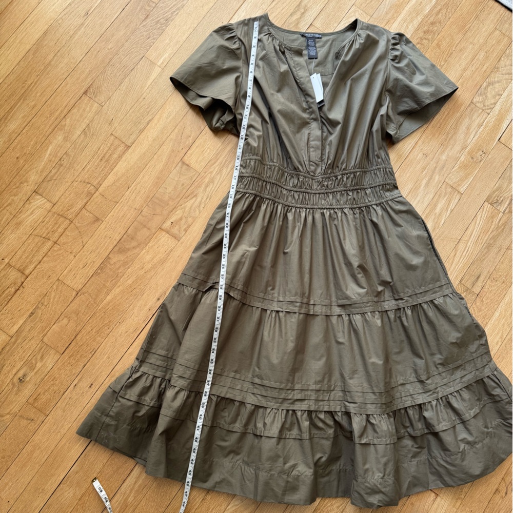 Puff Sleeve Tiered Dress - Picture 11 of 13